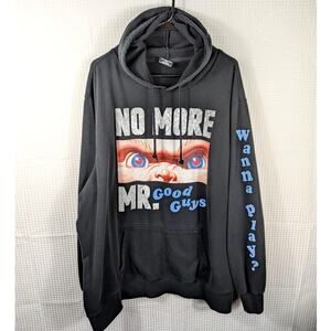 Chucky Hoodie 3XL No More Mr Good Guys Wanna Play Black Universal Studios 2022